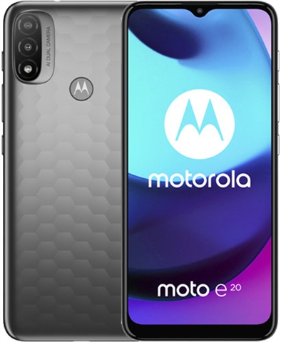 motorola e20 graphite grey